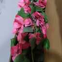 6PCS Bougainvillea Artificial Flowers 27" Silk Flowers Fake Pink Flower Bouquet Faux Bougainvillea Branches for Vase Wedding Party Floral Arrangement DIY Home Decor