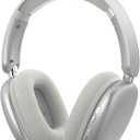 Mpods Wireless Noise Reduction Headphones Bluetooth 5.4 Over Ear Headphones with Microphone, Hi-Res Audio, 48H Playtime, Foldable Comfortable Earpads,Compatible with iOS,Android,PC,Silver