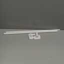 ENJOYBASICS 1 Pack Magnetic Curtain Rod, 16 to 28 Inches Adjustable Strong Magnet Bar for Door, Classroom Whiteboard, and Any Metal Space, No Drill Required, White