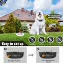 GPS Wireless Dog Fence System, Electric Satellite Technology Pet Containment System by GPS Signal Boundary for Dogs and Pets with Waterproof & Rechargeable Collar Receiver(Black)