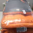 Chair Cushions for Dining Chairs, Dining Chair Cushions, Tufted Indoor Chair Pads with Ties & Non Slip Backing, Seat Cushions for Kitchen Chairs 16.5 x 16.5 x 3.5, Set of 4, Orange