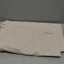 LBRO2M 100% French Linen Bed Skirt King Size 14" Drop Tailored Drape Design Natural Flax Basic Dust Border Soft Bed Skirt (King, Linen)