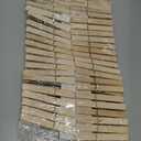50pcs Clothes Pins 4 Inch Large Wooden Clothespins for Hanging Clothes Laundry, Heavy Duty Spring and Birchwood
