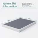XINXINYAN Queen Box Spring 8 Inch Heavy Duty Metal Box Springs, Mattress Foundation with Fabric Cover 3000 LBS Max Weight, Easy Assembly, Quiet & Noise-Free