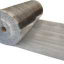 USA Reflective Insulation Bubble Roll, 48" Width x 125' Length, Colder Climates, One-Sided Thermal Bubble Roll, Radiant Barrier Wrap