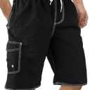 Srnede Mens Swim Trunks Swimming Trunks Swim Shorts Quick Dry 11 Inch with Mesh Lining Funny Swimwear Bathing Suits Black XXL