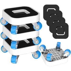New Upgrade Furniture Movers with Wheels, Furniture Sliders with 360° Rotatable 1.25in Wheels, Furniture Dolly for Moving Heavy Sofa, Bed, Load Capacity Up to 900lb
