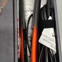 CHI Lava Ceramic 1 Flat Iron Hair Straightener, Volcanic Lava Ceramic Plates for Smooth, Even Styling, 11 ft Swivel Cord, Heat-Stable Hair Flat Iron for All Types (Black/Red)