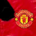 Manchester United Oversized Wearable Fleece Blanket, Super Warm and Cosy Premium Sherpa Lined, Manchester United Design, M