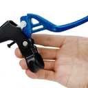 Modengzhe Motorcycle Brake Clutch Levers,2 PCS Aluminum Alloy Universal Clutch Brake Handle Levers Fit Full Construction Bicycle Brake Lever,Blue