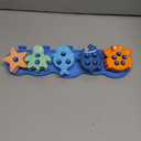 Silicone Baby Bath Toys  Stackable, Shape-Sorting Floating Set with 10 Mold-Free Textured Pieces, No-Hole Design  Early Learning Bathtub Toys for Toddlers and Kids