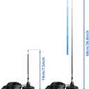 FM Antenna for Stereo Receiver Magnetic Base, 16ft Coaxial Cable, Retractable, Perfect FM Reception for Home Theater System
