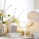 2 x Homoyoyo Replacement Wax Warmer Dish, 2Pcs Glass Aromatherapy Essential Oil Candle Heating Bowl melt Bowl for Electric Candle Warmers 4.5in Deep Fragrance Oil Burner Plate Home, Office, or Meditation