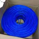 MONK CABLES | CAT6 Plenum Cable 1000ft | UTP, 23AWG, 550MHz | DSX-8000 Certified | Most Certified Cable of The Whole Market (Blue)