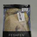 FESHFEN Ponytail Extensions - 24 Inch Long Straight Ash Blonde Wrap Around Synthetic Ponytails Hair Piece Pony Tail Hair Extensions Hairpieces for Women