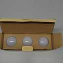 E12 A19 A60 LED Ceiling Fan Light Bulbs 100w Equivalent 2700K Warm White,E12 Small Candelabra Screw Base Globe Shape LED Bulbs 10W 1200lm for Chandelier Pendant Wall Sconces Vanity,Non Dimmable,3Pcs