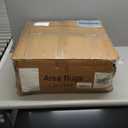 10x14 Area Rugs,Ultra-Thin Washable Rugs for Living Room,Non-Slip Lightweight Foldable Area Rug,Stain Resistant Vintage Large Rugs (Brown/Gold, 10'x14')