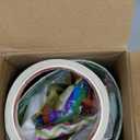 Jenaai 89 Pcs Wizard Halloween Trunk or Treat Car Decorations Kit for SUV Halloween Car Decor Green Glitter Paper Black Background Yellow Path Rainbow Balloon and Paper Tassels for Garage Door Party