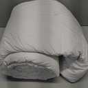 L LOVSOUL 75% Organic Goose Down Fiber Comforter Cali King Size,850+FP,1200TC,Extra Fluffy,Hotel-Luxury Ultra Soft All Season White Duvet Insert with 8 Corner Tabs