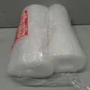 Bubble Cushioning Wrap Rolls, 3/16" x 12" x 72' ft Total [2 Rolls of 36 Feet] Perforated Every 12", 20 Fragile Stickers for Packaging, Shipping, Mailing