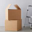 Amazon Basics Cardboard Moving Boxes for Packing and Shipping, Large Size, 20" x 20" x 15", Brown, 6-Pack