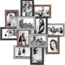 Marsui 12 Pack 4x6 Collage Picture Frames Set, Multi Family Photo Frames for Wall Decor for Farmhouse Living Room Gallery Office Hanging Display, Wedding Valentine's Day Christmas Gifts