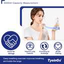 Breathing Exercise Device for Lungs, Lung Exerciser Device 5000ml Volumetric Deep Breathing Trainer with Flow Rate Indicator for Respiratory Health & Recovery