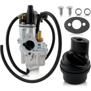 Carbhub Carb Compatible with SUZUKI JR 50 JR50 Carburetor + Air Filter Box Assembly 1978-2006 Carb