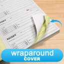 3 x 6-Pack Large Cash & Rent Receipt Books, Better Office Products, 2-Part Carbonless (White/Canary Yellow), 7-5/8" x 10-3/4", 200 Sets per Book, 1200 Total Sets