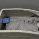 Stainless Steel Litter Box | XL Enclosed Cat Litter Boxs with Lid for Big Cats | High Sided, Anti-Urine Leakage | Non-Stick Bottom & Includes Litter Mat & Metal Scoop (Silver Gray)