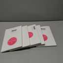 5 x SOIDRAM 4PCS Clear Toiletry and Makeup Bags Waterproof PVC Travel Cosmetic Organizer Pouches Transparent Zipper Bags for Women