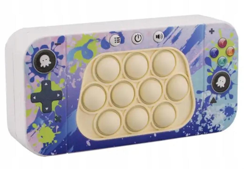 Fast Push Handheld Game, Pop Light Up Game Toys Upgraded Version 2, Lightly Push to Turn Off The Lit Bubbles.Fidget Sensory Toys for 6 7 8 9 Year Old Kids Boys & Girls & Teens Birthday Gifts
