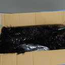 4ft Lighted Halloween Black Christmas Tree, Artificial Christmas Tree with Lights,Small Snowy Artificial Xmas Tree for Home, mini Table Tree not pre lite,Shops and Holiday Decoration