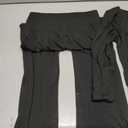 Black Long Sleeve Shirt and Black Stretch Pants, Large