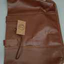 Vintage Genuine Leather Tote Bag Handbag Shopper Purse Shoulder Bag for Women Office Laptop Bag (Brown)