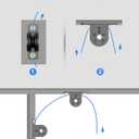 Silent Cable-Pulley-Wheel Fit for Home Gym Equipment, Clothesline, LAT Pulldown Machine, Lifting - Heavy Duty Single Mounted Pulley Block with Fixed Bearing (1)