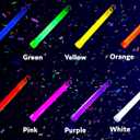 PartySticks Glow Sticks Party Supplies for Kids and Adults (25pk Assorted) - 6 Inch Bulk Glow Light Up Sticks Party Favors, Glow in the Dark Party Decorations, Waterproof Nontoxic Glow Necklaces