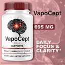 VapoCept Capsules - Official Vapocept Advanced Formula with All Natural Ingredients, Premium Pills Maximum Strength for Wellness & Overall Health Support, 60 Capsules for 1 Month