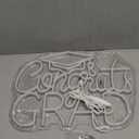 Congrats Grad Neon Sign - 2025 Graduation Decorations, 16.512.6 Inch LED Wall Decor with Hooks, USB Power Cord, Easy Install for Graduation Party Supplies (Class of 2025)