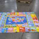 Kids Rugs for Playroom - Soft & Non-Slip 5x7 Feet Educational Rug for Learning ABC Alphabet, Numbers, Shapes & Map, Washable Classroom Rug for Toddler Nursery & Kids Room Decor
