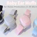 Baby Ear Muffs for Noise Protection  25dB Noise Cancelling Headphones for Newborns. (Grey)