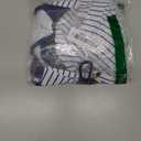 Blooming Jelly Womens High Waisted Bikini Sets Drawstring Tummy Control Swimsuits Crisscross Tie Back Bathing Suit (Large, Stripe Blue)