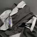 Bottom Base Grey Furniture Cover with Velcro Around Edges, 48"L x 28"W x 13"H