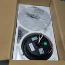 Ceiling Fans with Lights and Remote Control 52 Inch, 6 Speeds, 5 Blades, 2844 LM, 3CCT Dimmable LED, Reversible DC Motor, Black Quick-Fit Low Profile Ceiling Fan for Bedroom Living Room Indoor Outdoor