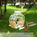 SUQ I OME Wild Clear Window House Bird Feeders
