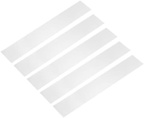 uxcell 10 Pcs Stainless Steel Strips, 0.0015"(0.04mm) Thick 304 Stainless Steel Metal Shim Stock 2"x12"(51x310mm) Stainless Steel Flat Bar Gap Filler Trim Strip for DIY Craft Making