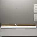 ChrisDowa Cordless Zebra Blinds for Windows, Dual Layer Free-Stop Light Filtering Window Roller Shades, Pull Down Privacy Zebra Shades for Home, Office, Bedroom, Door (47" W x 72" H, White)