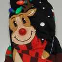 JOYIN Ugly Christmas Sweater Women Men Couples, LED Light Up Ugly Christmas Sweater Kids 2025 Reindeer(Black, S