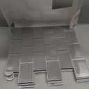 Peel and Impress - Easy DIY Peel and Stick Adhesive Backsplash Tiles, 24002 Steel Subway, 11.25" x 10" (4 Tiles)