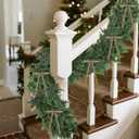 2 x 24 Pcs Velvet Bows Christmas Tree Ornaments Vintage Ribbon for Tree Garland Wreath Indoor Xmas Decorations (Khaki)